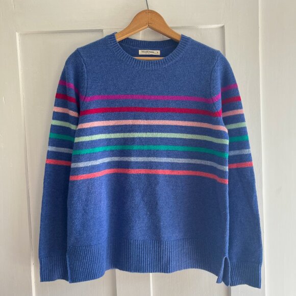 Woolovers Lambswool Striped Sweater - Picture 4 of 10